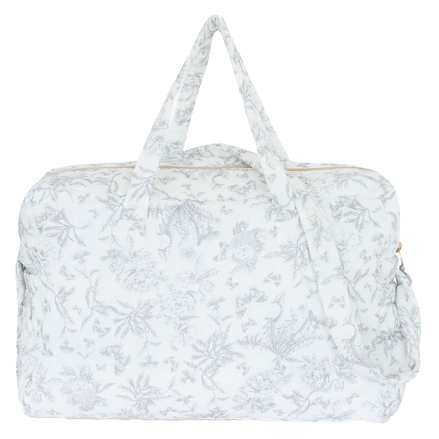 Sac à Langer - Toile de Jouy Gris Tartine et Chocolat