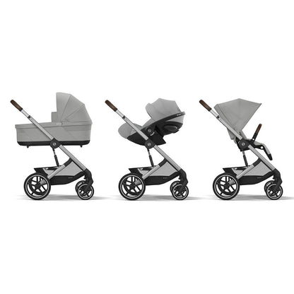 Achat Poussette Citadine Balios S Lux Cadre Argent - Stone Grey