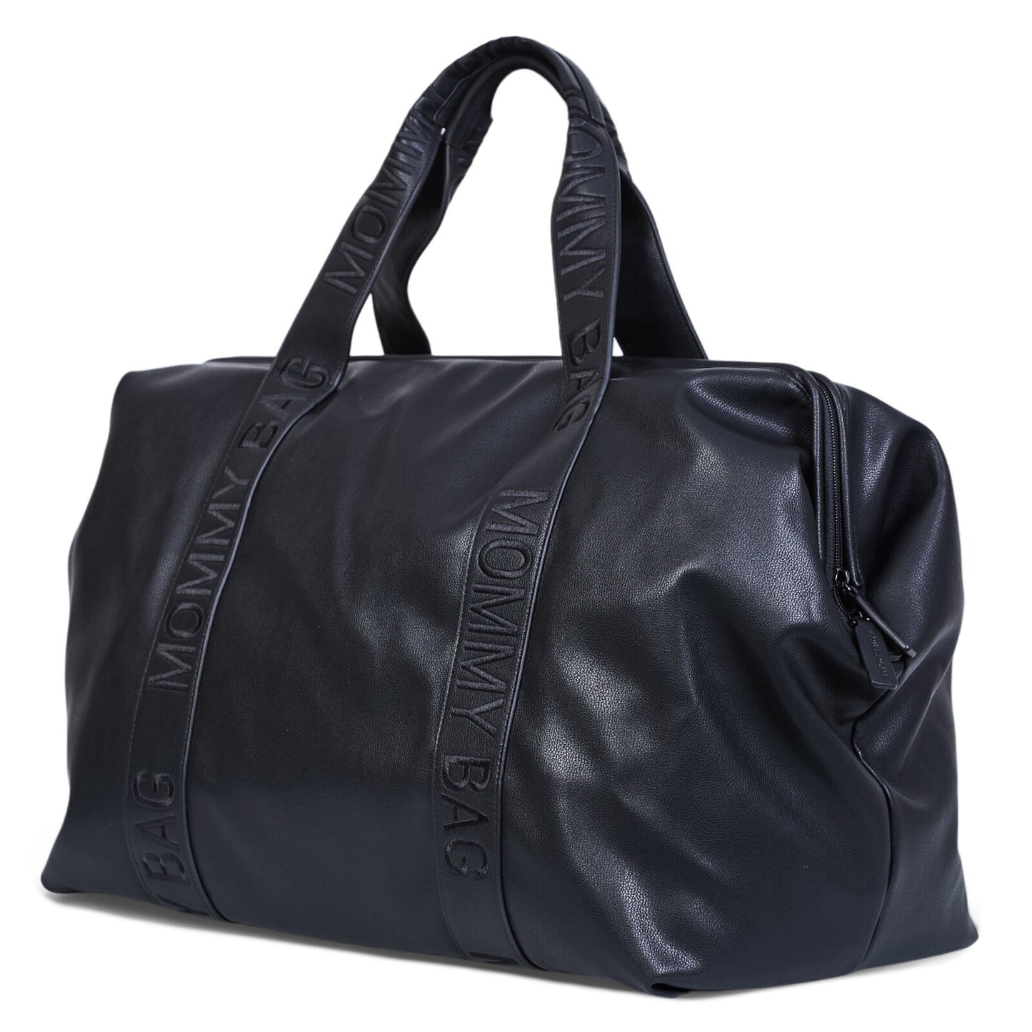 Mommy Bag Large Signature Similicuir - Noir Childhome