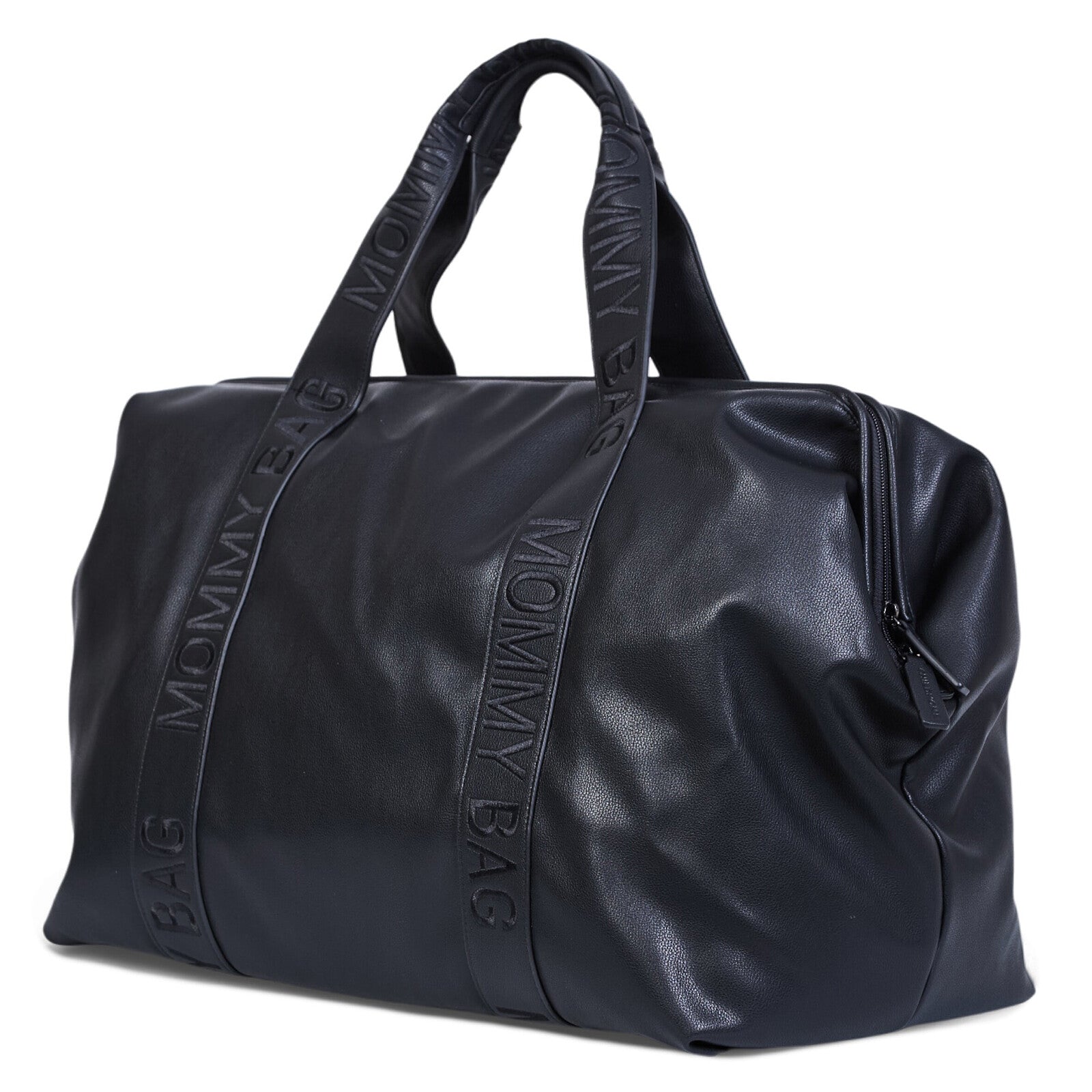 Mommy Bag Large Signature Similicuir - Noir Childhome