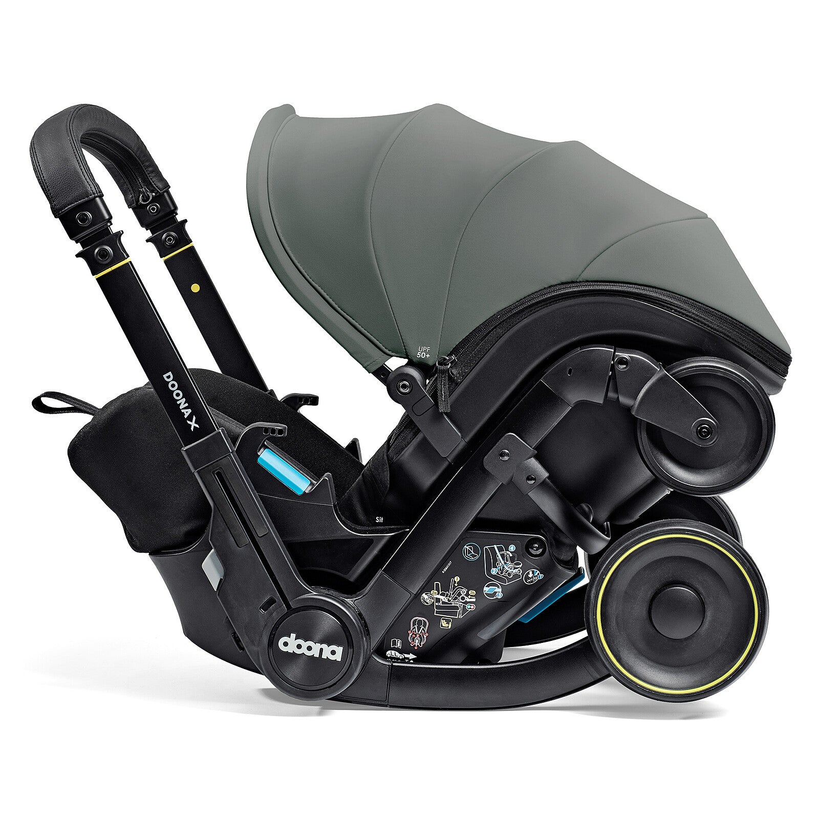 Achat Siège Auto i-Size Groupe 0+ / Poussette Doona X - Slate Green