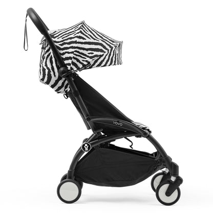 Poussette YOYO³ 6+ Chassis Noir - Zebra Stokke