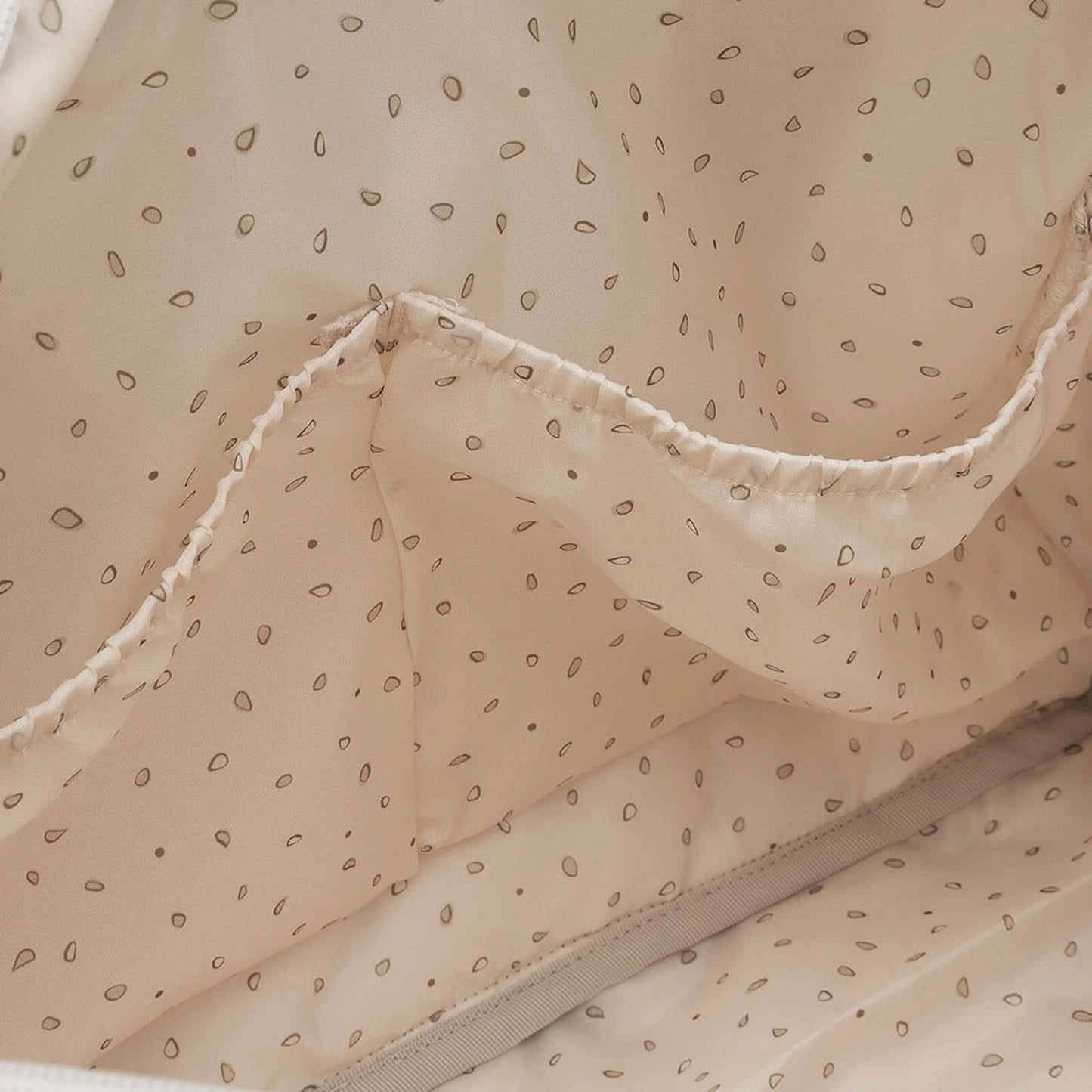 Sac à langer Jollein Embossed Lily – Sand