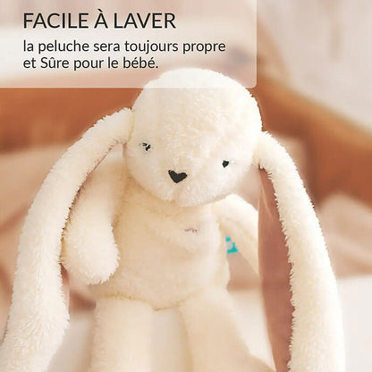 Peluche veilleuse lapin myHummy – Bouillotte sèche et apaisante