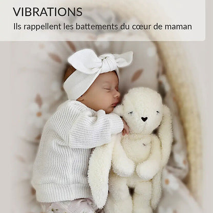 Avis Peluche Veilleuse Bouillotte Sèche Lapin - Ecru