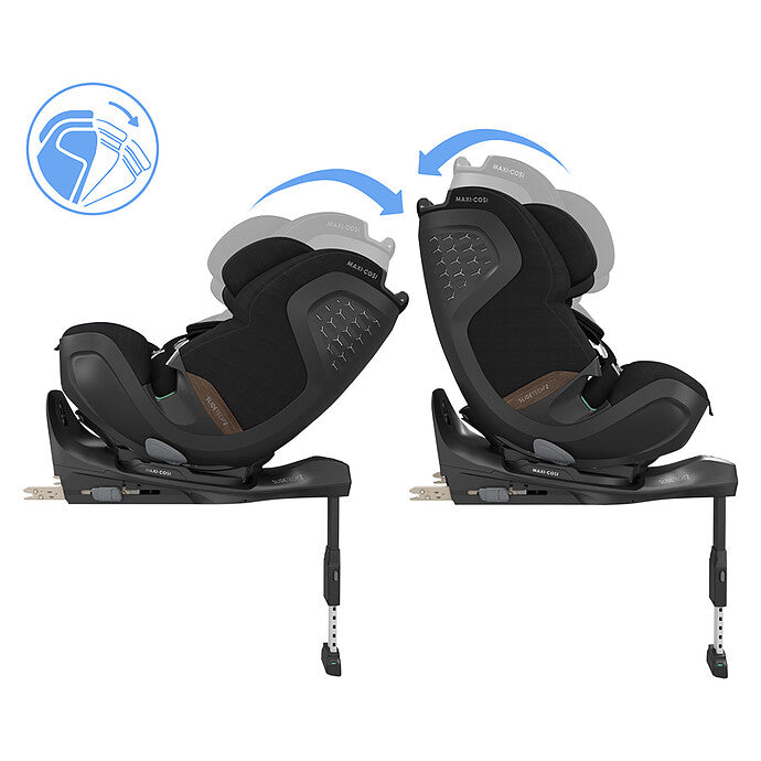 Achat Siège Auto Pearl XL Slide Pro i-Size Groupe 1/2/3 - Authentic Black