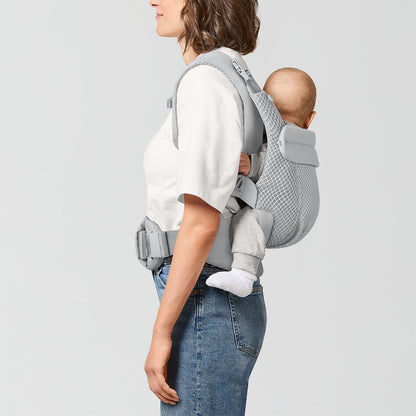 Porte-bébé Amya - Fog Grey pas cher
