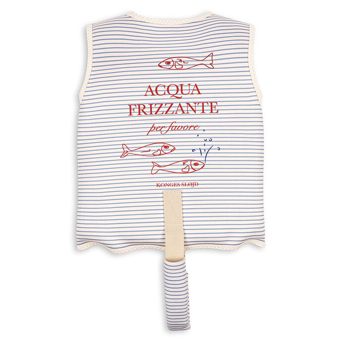 Gilet de Nage Ellis Stripe Bluie - 1/2 Ans Konges Sløjd