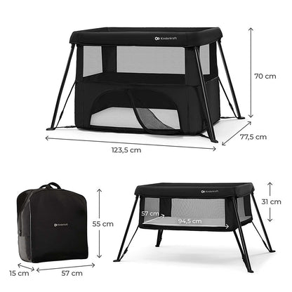 Lit Bébé CAMI - Noir Kinderkraft