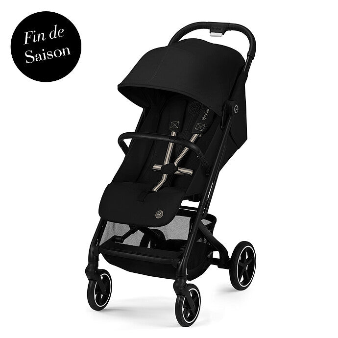 Poussette Citadine Ultra-compacte Beezy Châssis Black - Magic Black Cybex