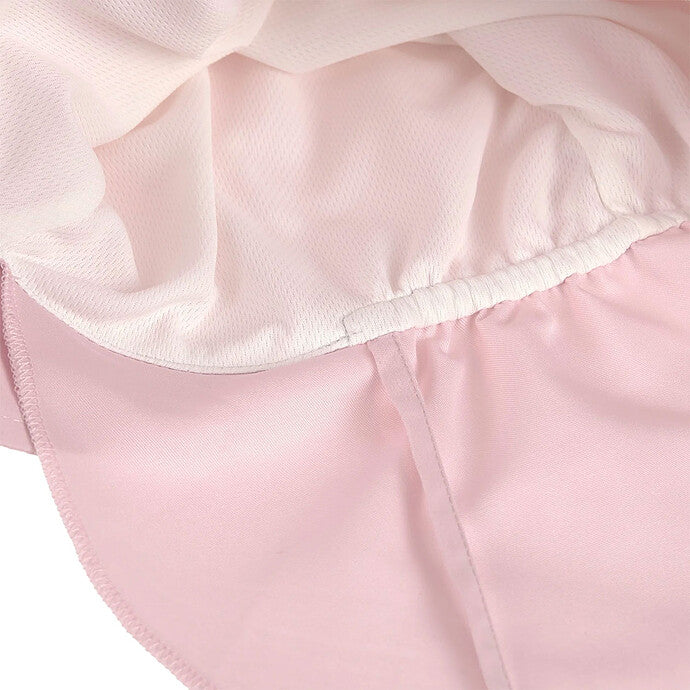 Avis Casquette Protège Nuque Anti-UV Rose Pâle - 7/12 Mois