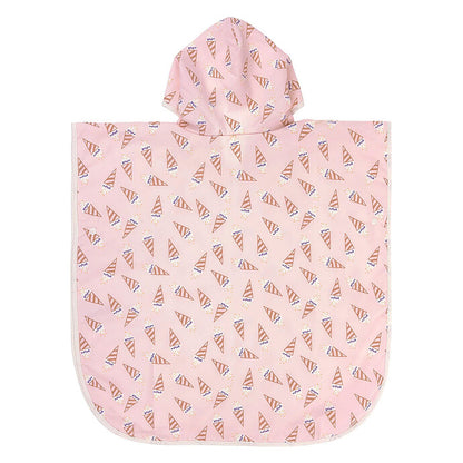Poncho de Plage Ice Cream Rose Pâle - 12/36 Mois   LÄSSIG