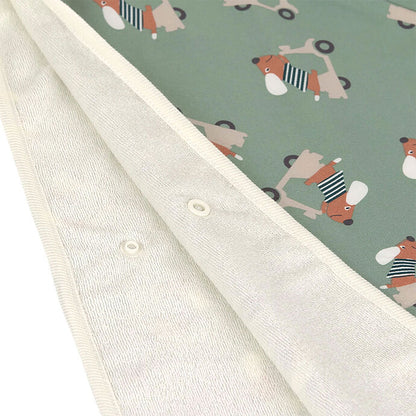 Achat Poncho de Plage Scooter Chien Vert - 12/36 Mois 