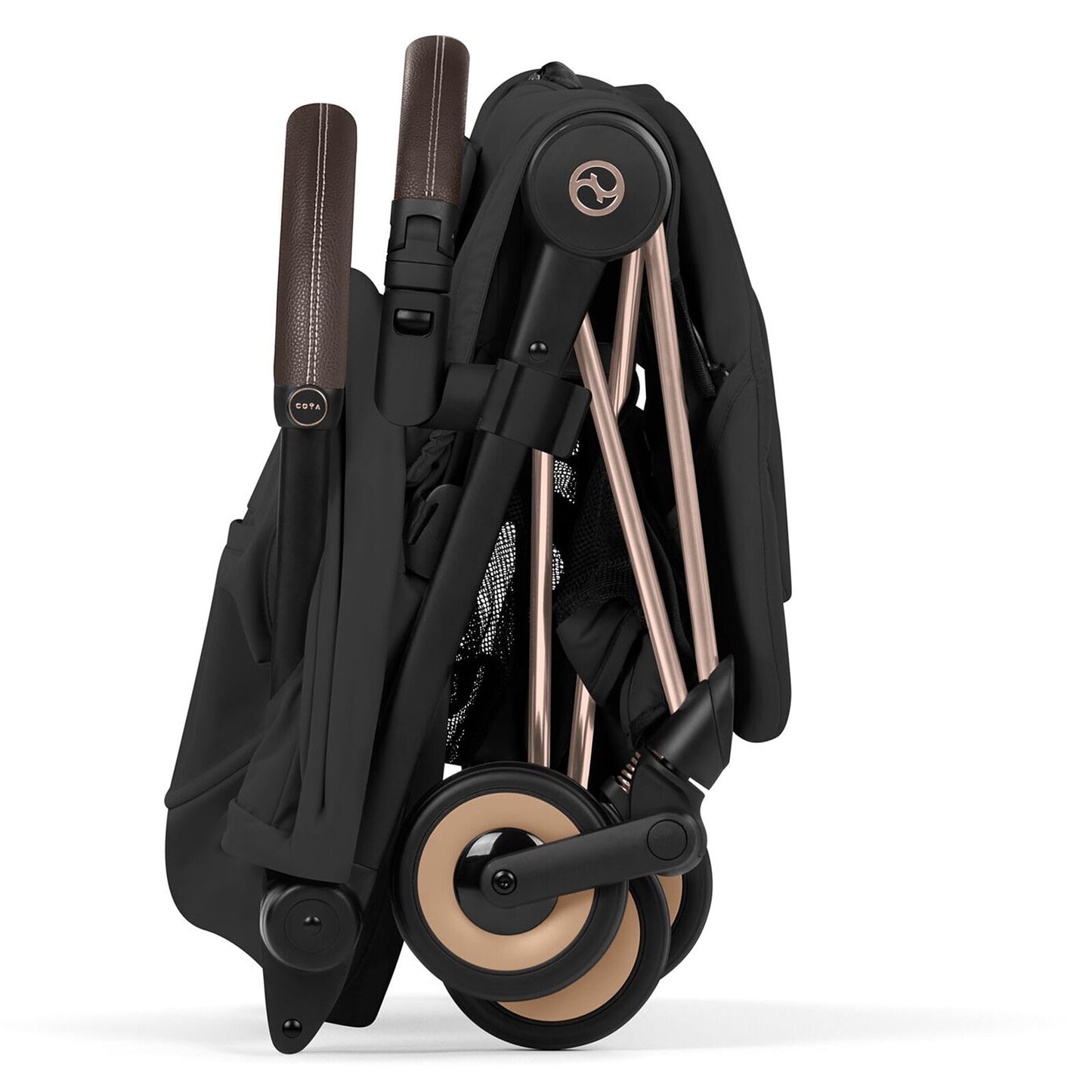 Pack Poussette Coyä Confort 2026 Rosegold + Nacelle - Sepia Black pas cher