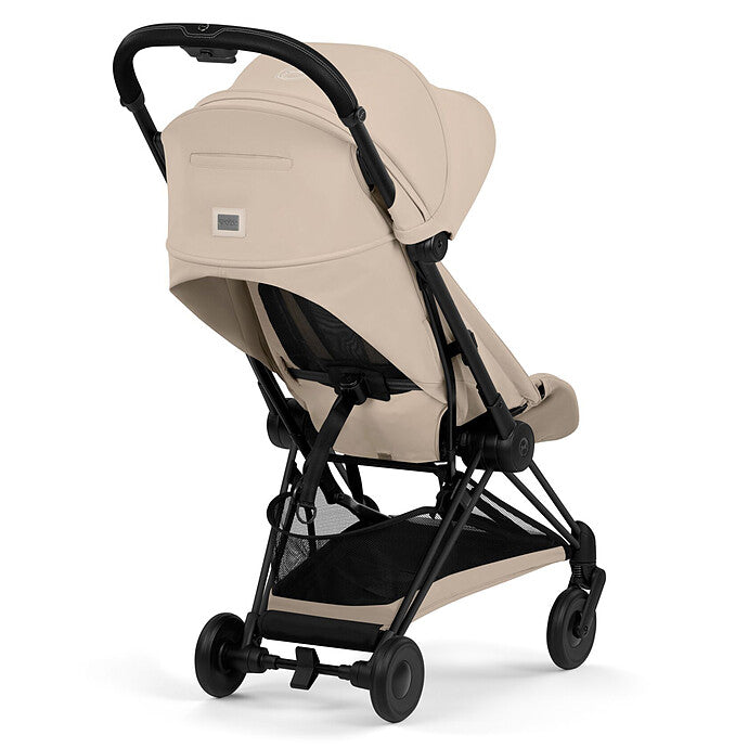 Pack Poussette Coyä Confort 2026 Matt Black + Nacelle - Cozy Beige