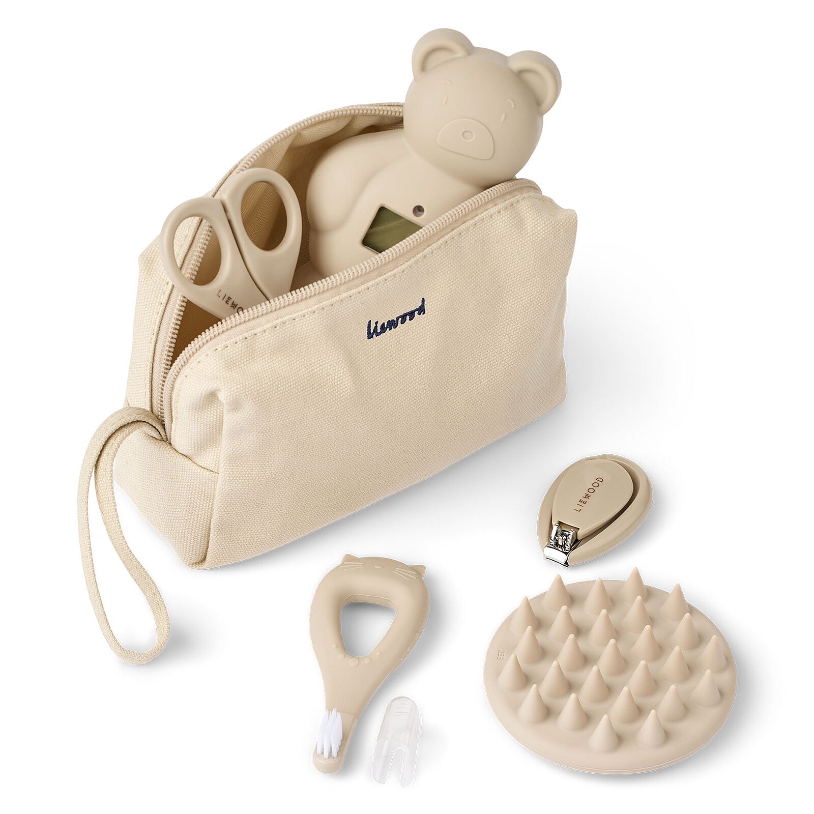 Set naissance Liewood Calista Sandy kit soin bébé 5 accessoires