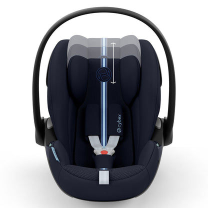 Siège auto Cybex Cloud G Plus bleu nuit vue latérale droite