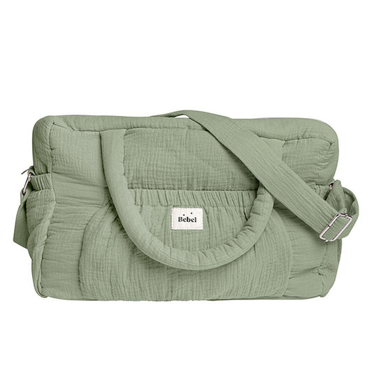 Sac à langer BEBEL Comme un Bonbon Amande vue de face