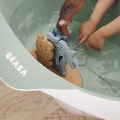 Support pour pommeau de douche intégré à la baignoire Béaba Camélé’O Sage Green