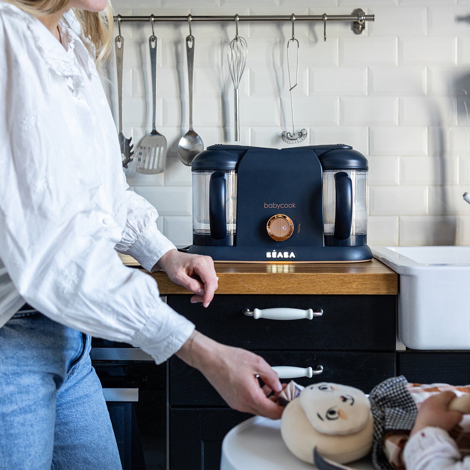 Préparation des repas de bébé avec le Baby Brezza Food Maker
