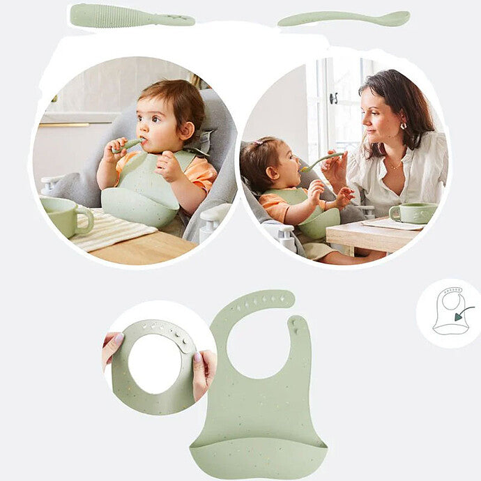 babymoov coffret repas bavoir mini arty 4