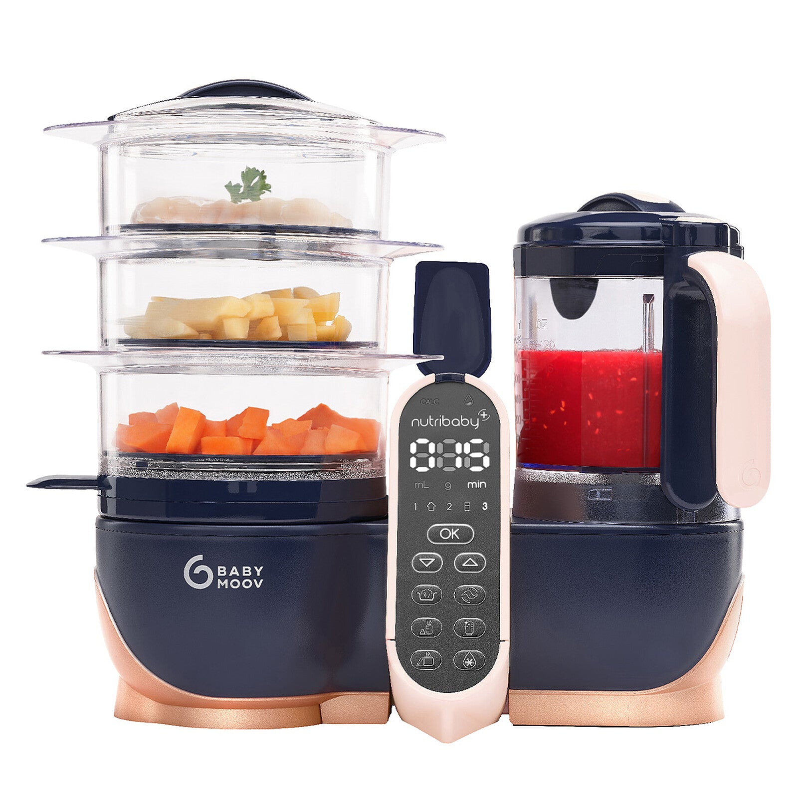 ALT : Robot multifonction Babymoov Nutribaby+ XL – préparation complète des repas bébé