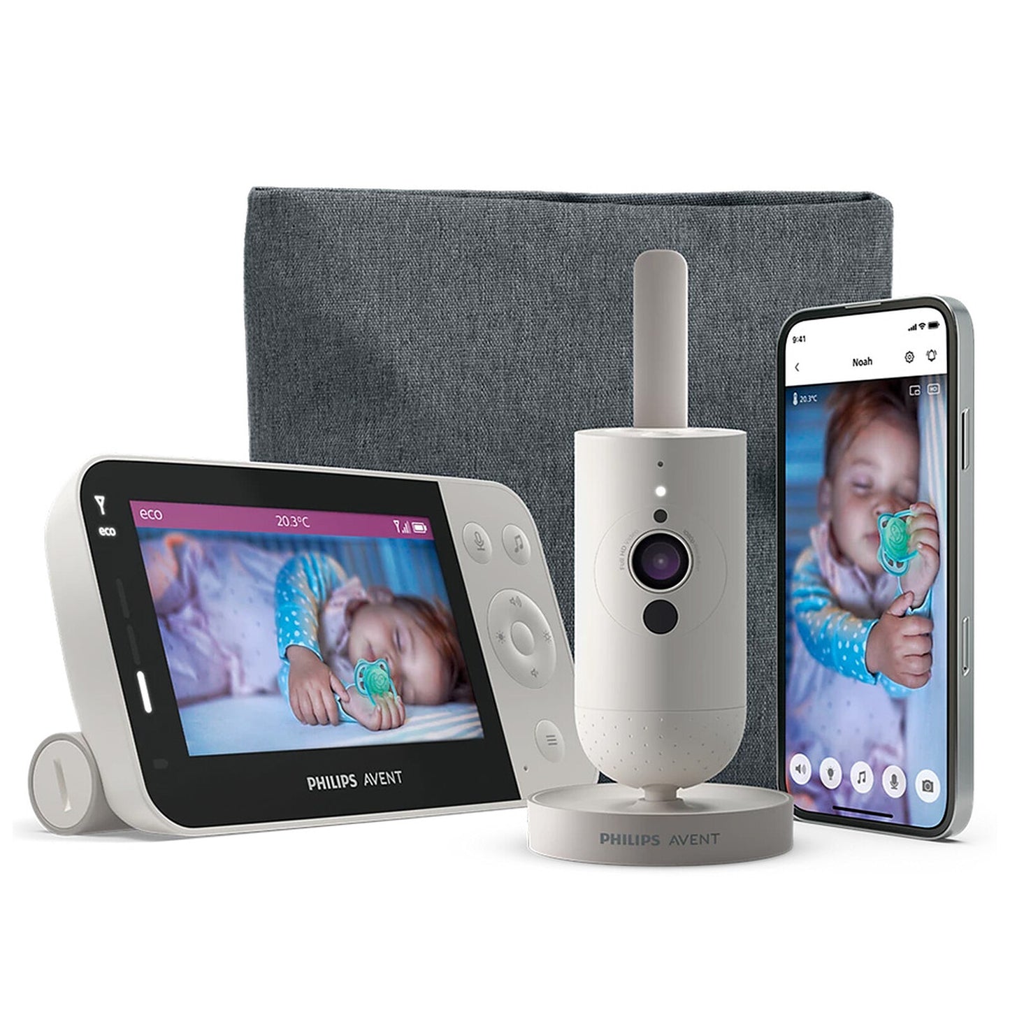 babyphone philips avent scd953 connecté vue complète 1
