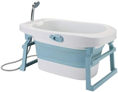 alt="Baignoire bébé ergonomique antidérapante vue complète" 1