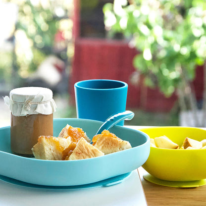 ALT : assiette ventouse silicone beaba blue 2
