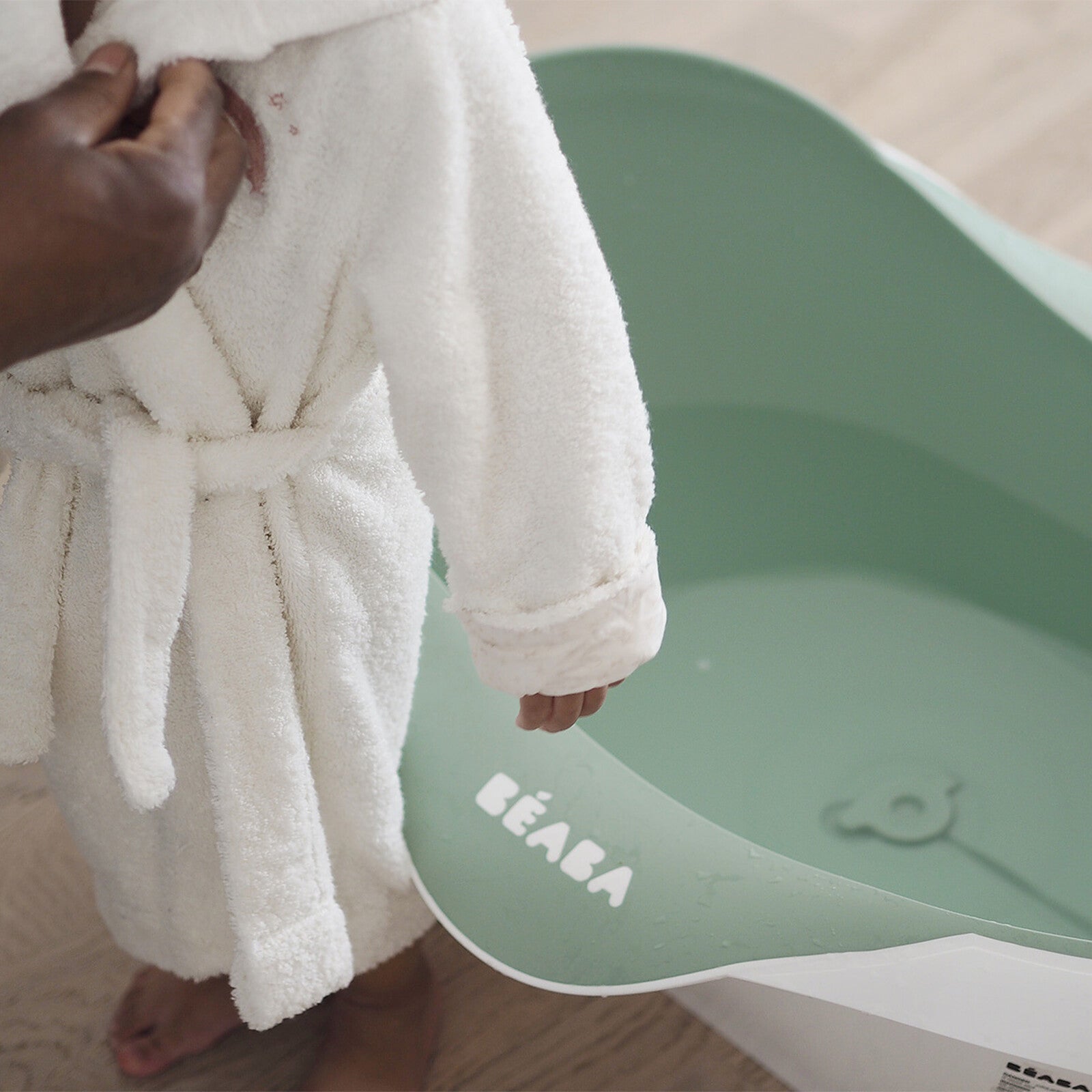 Bouchon de vidange de la baignoire Béaba Camélé’O Sage Green