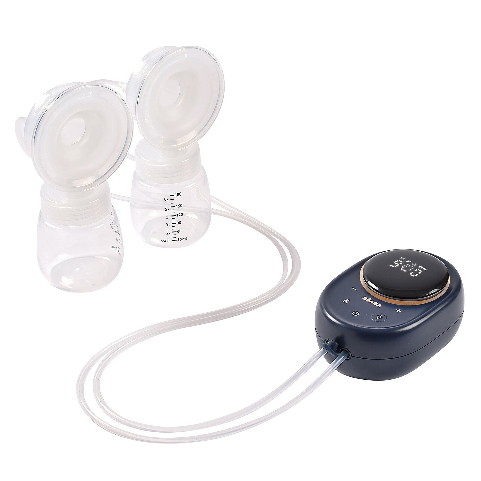 Tire-lait électrique double Béaba – Night Blue, vue avant