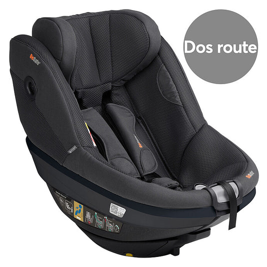 Siège auto BeSafe Beyond² i-Size Anthracite Mesh groupe 0+/1/2 évolutif avec sécurité renforcée et dos à la route prolongé jusqu’à environ 6 ans