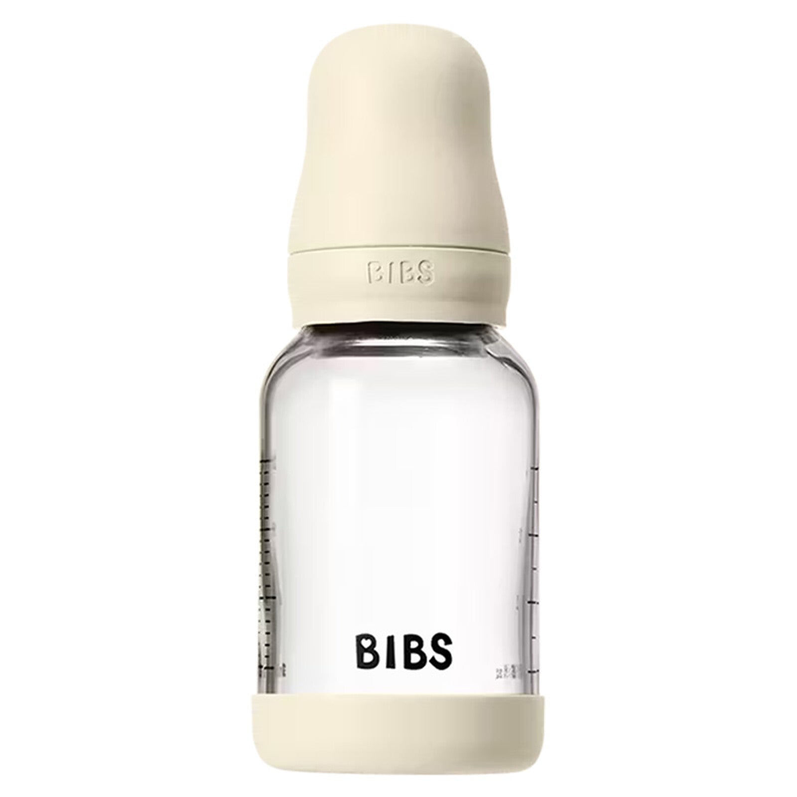 Tétine ronde silicone du biberon Bibs Ivory 120 ml
