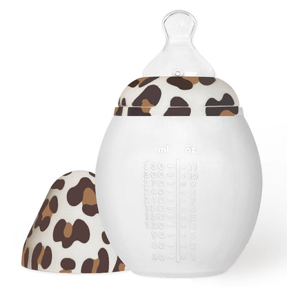 Biberon Elhée BibRond Graouu 330 ml en silicone médical
