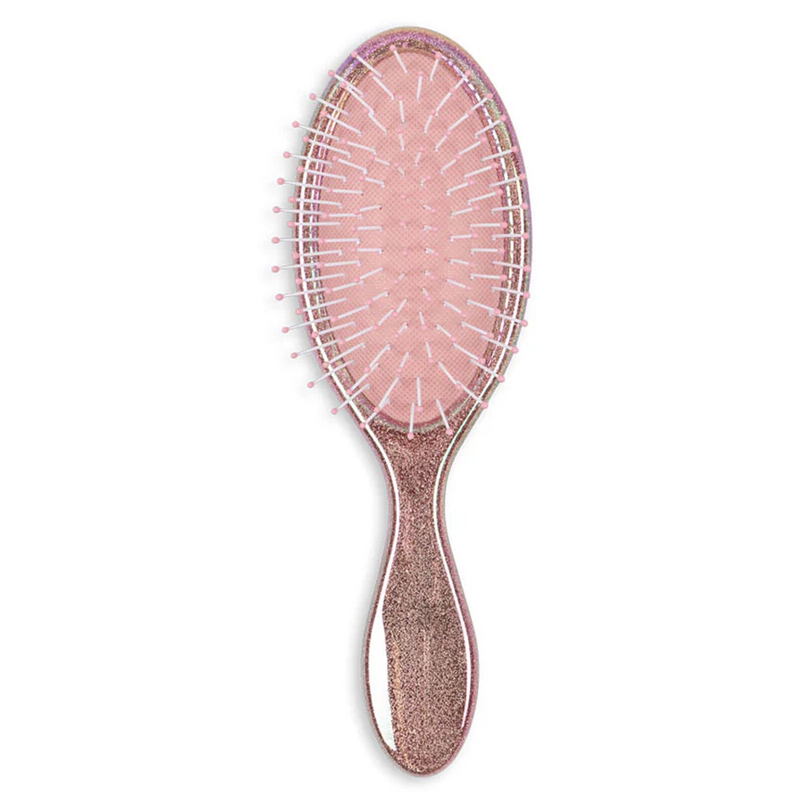 brosse a cheveux enfant rose pailletee Konges Slojd glitter rose