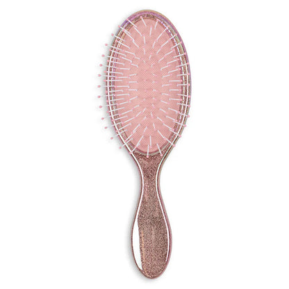 brosse a cheveux enfant rose pailletee Konges Slojd glitter rose
