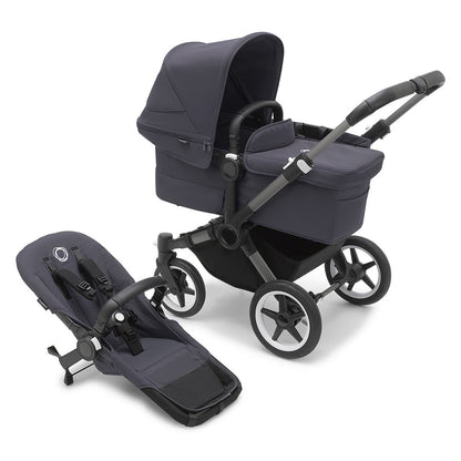 Bugaboo Donkey 5 avec nacelle naissance, capote extensible UPF 50+