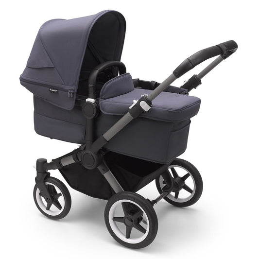 Bugaboo Donkey 5 nacelle – vue de profil, suspensions tout-terrain
