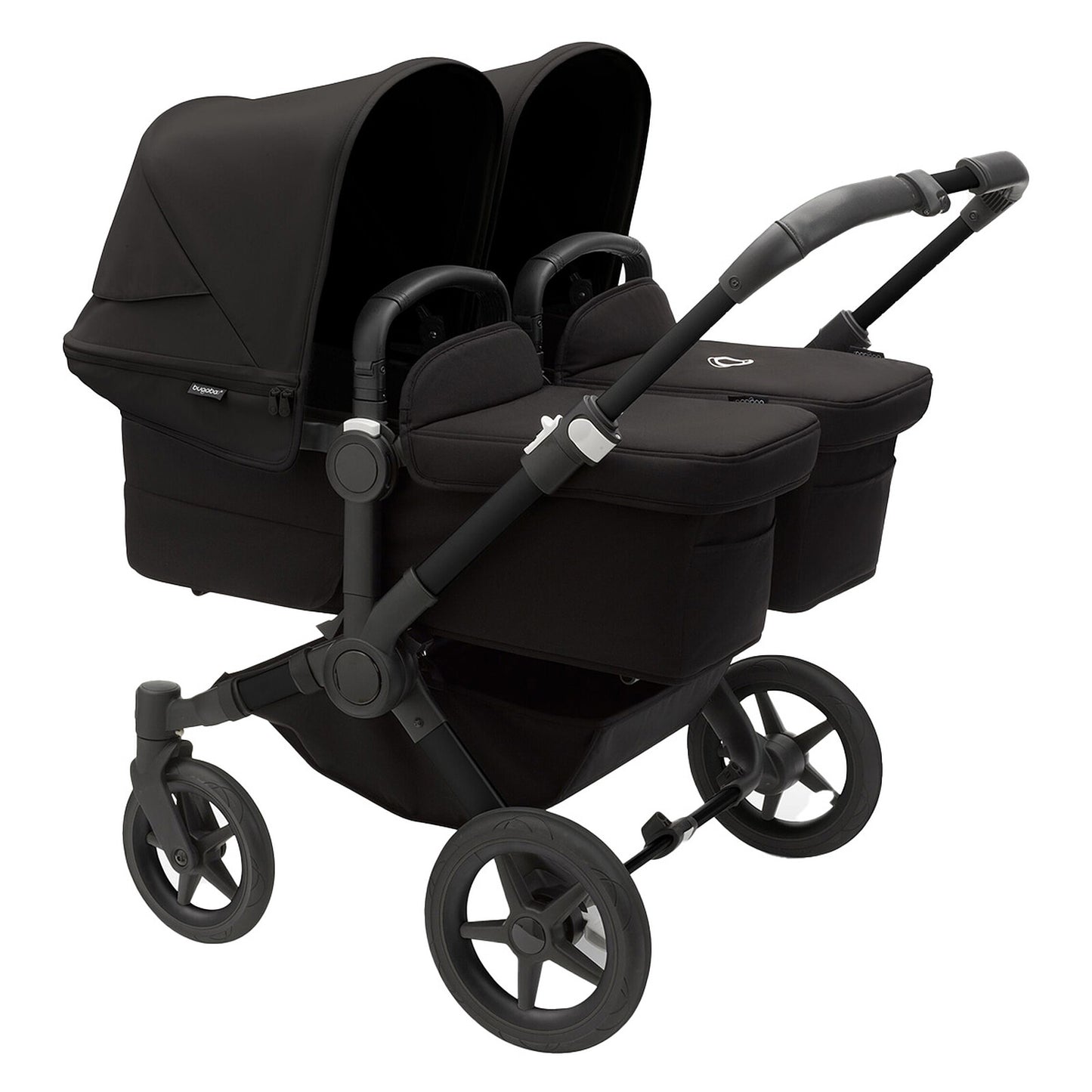 Poussette double Bugaboo Donkey 5 Twin – coloris Midnight Black vue avant