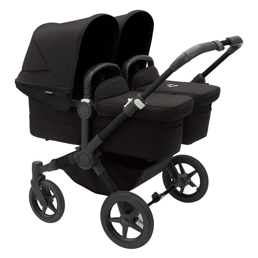 Poussette double Bugaboo Donkey 5 Twin – coloris Midnight Black vue avant