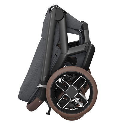 Pliage d’une main Bugaboo Fox 5 compact et pratique