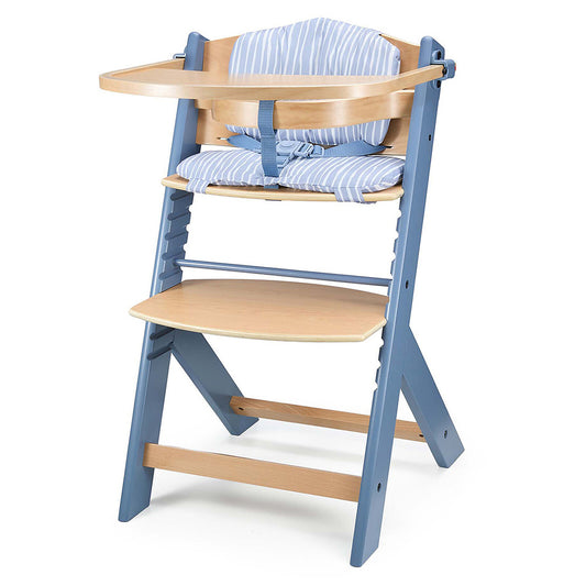 chaise haute enock coussin nordic breeze kinderkraft bebe