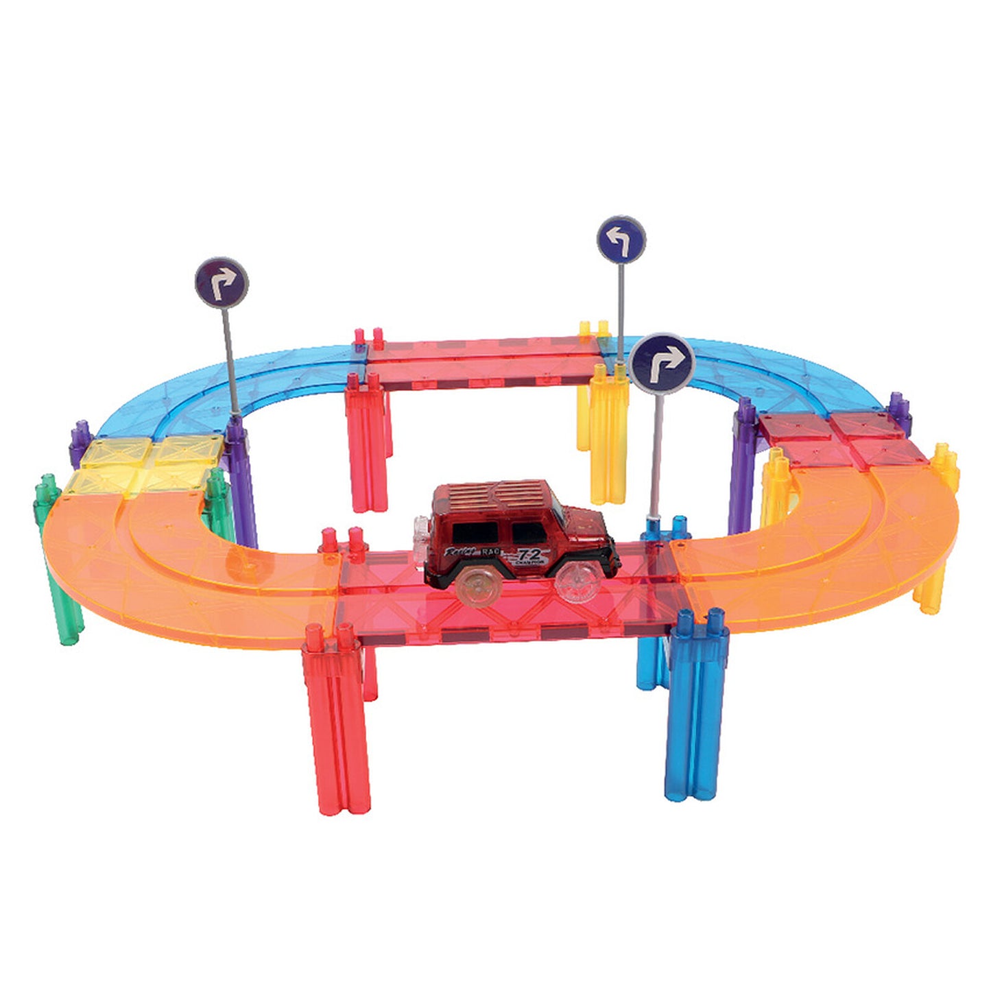 Pièces colorées du Cleverclixx Kit Circuit de Couleurs Vives