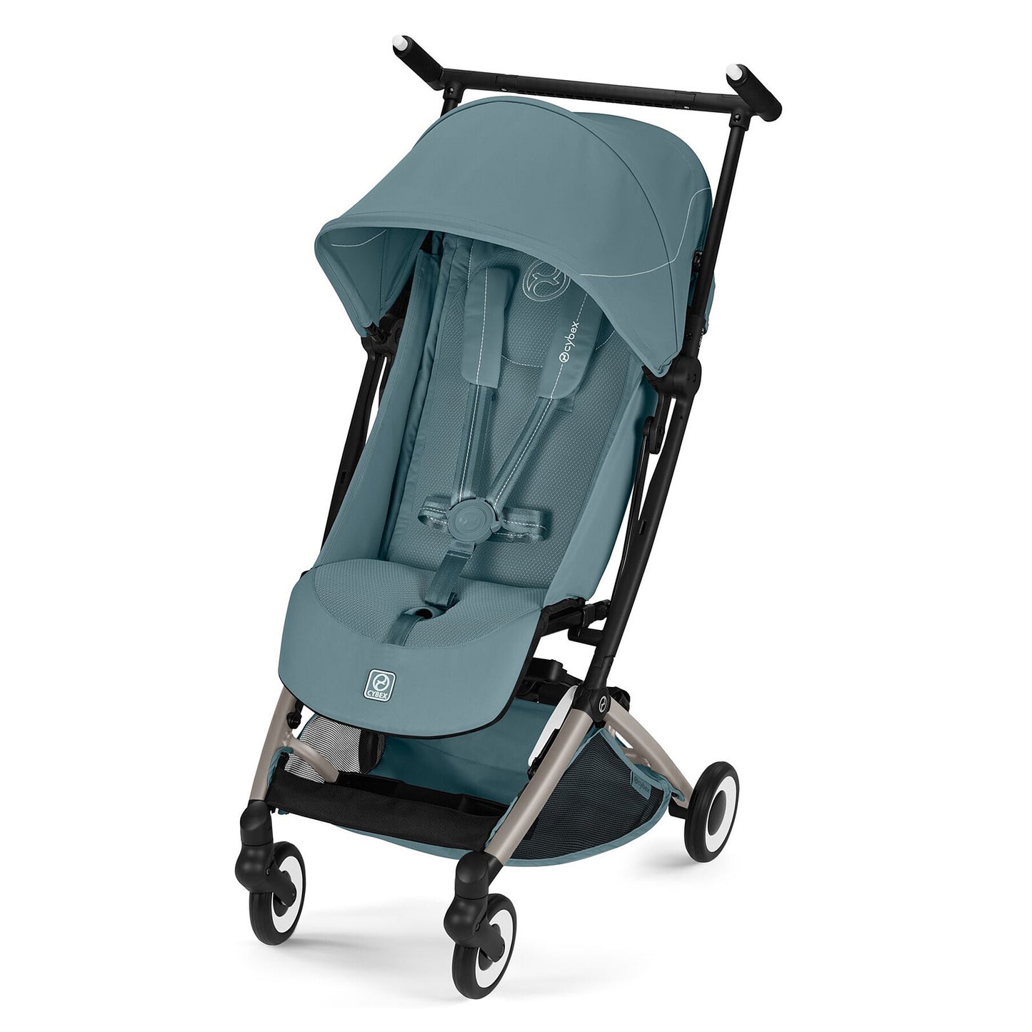 Poussette ultra-compacte Cybex Libelle 2026 Stormy Blue légère et pratique pour les voyages et déplacements avec bébé