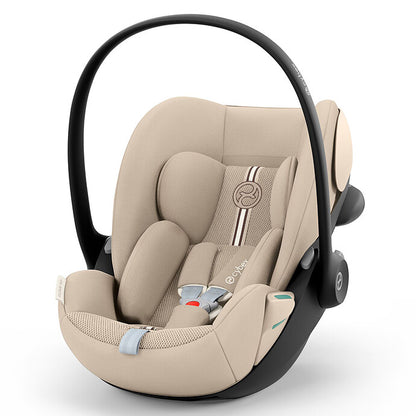 Siège auto Cybex Cloud G3 Plus i-Size Almond Beige groupe 0+ avec position allongée ergonomique et protection renforcée dès la naissance
