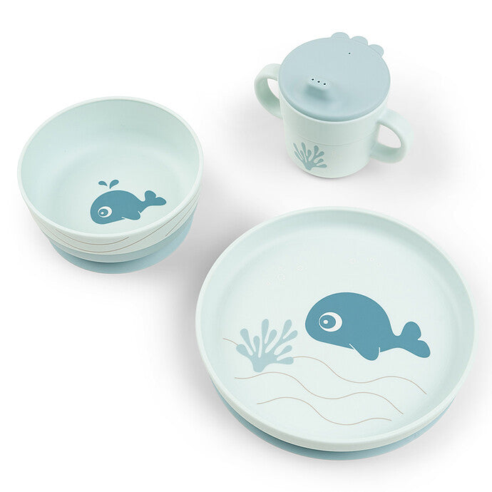 ALT: done by deer foodie 3 pieces wally bleu coffret repas