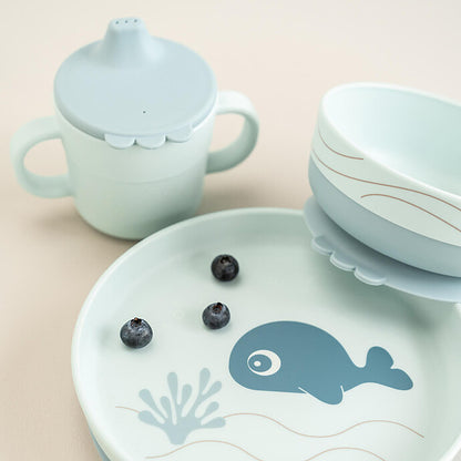 ALT: done by deer foodie tableware ventouse bébé bleu
