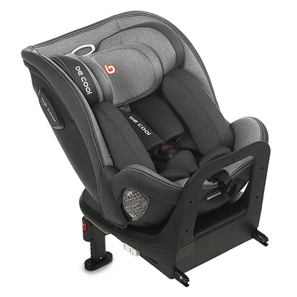 Siège auto Be Cool Fit i-Size Groupe 0+/1 Iron – vue de dos avec fixation Isofix

3. 