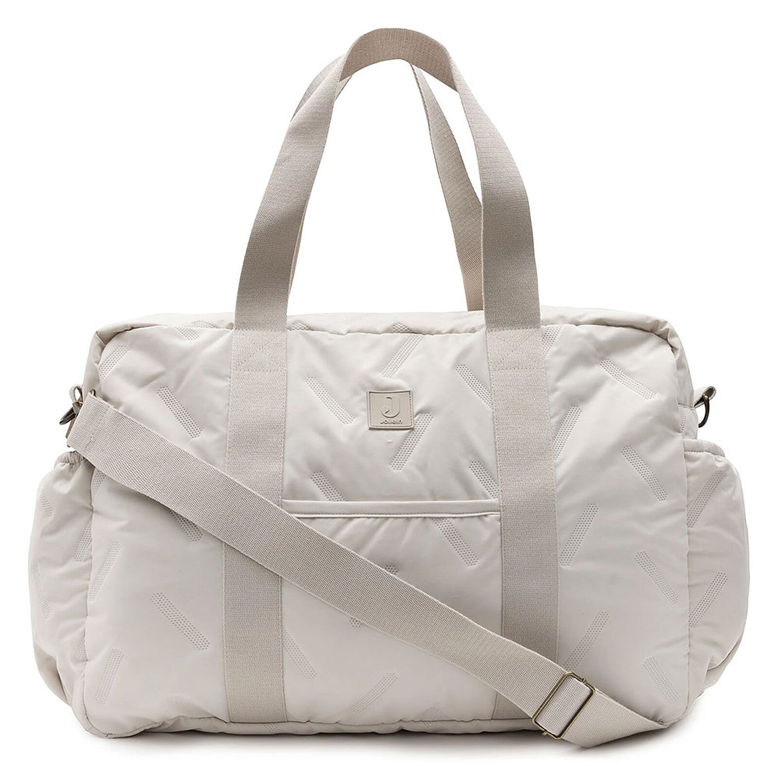  Sac à langer Jollein Embossed Lily Sand vue de face
