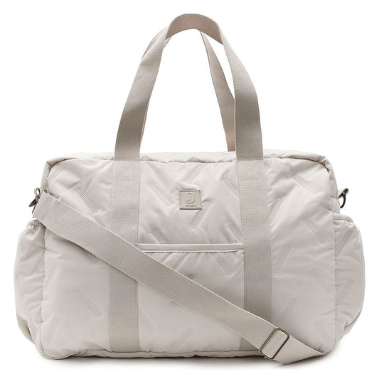  Sac à langer Jollein Embossed Lily Sand vue de face
